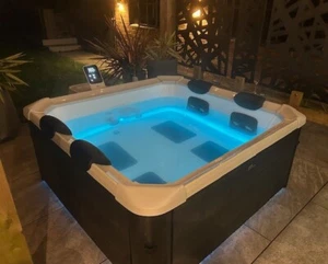 MSPA Oslo 4-6 Person Portable Hot Tub 13a Plug And Play F-OS063W !FREE DELIVERY! - Picture 1 of 24