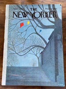 Vintage The New Yorker April 1 1974 Full Magazine Charles Elmer Martin Kites - Picture 1 of 6