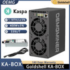 Neu Goldshell KA Box Kaspa Miner 1,18TH/s 400W mit Kabel und Netzteil
