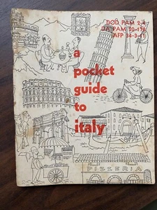 WWII Pocket Guide to Post War Culture ITALY 76 PGS; Office of Armed Forces - Bild 1 von 1