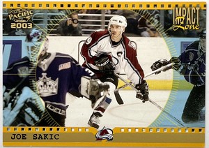 2002-03 Pacific - Impact Zone ! Joe Sakic