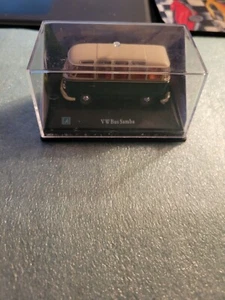 Cararama VW Volkswagen Bus Samba Dark Green 1:72 Diecast NEW - Picture 1 of 7