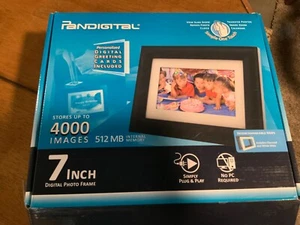 New digital Photo Frame 7” Pandigital 512 mb free shipping - Picture 1 of 8