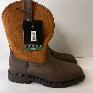 Ariat Men's Groundbreaker Wide Square Steel Toe Work Boot 10EE - Picture 1 of 1