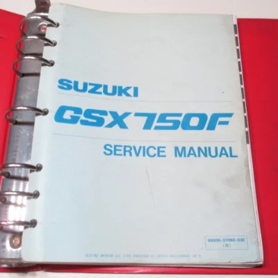 1989 89 Suzuki GSX 750 F Katana OEM Service Manual 99500-37060-03E — 第 1/4 张图片