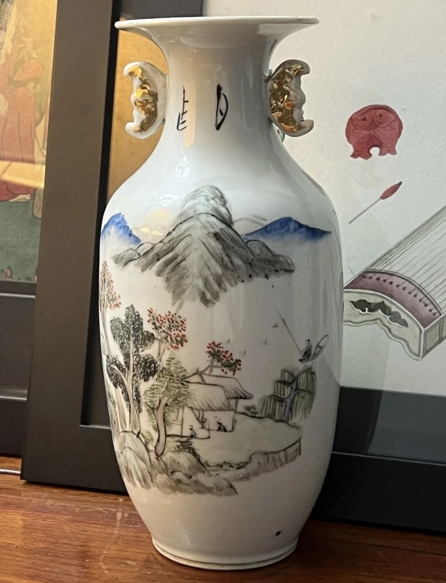 中国骨董 清代 人物紋花瓶 清朝在中国古董花瓶| eBay