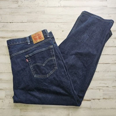 Levi’s 550 Relaxed Fit Men's 50x30Blue Jeans Denim Cotton Blend Stretch  49x29 - Image 1 of 4