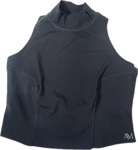 NWT ADORE ME Athletic Tunic Tank Top Black Size Small - Picture 1 of 3