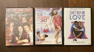 3 DVD Lot - Romantic Comedy Can’t Buy Me Love, 13 Going On 30, About Last Night - Picture 1 of 4