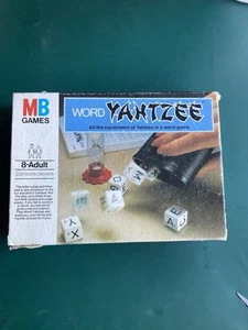 Word Yahtzee MB Games Vintage 1979 Missing 1 Dice - Picture 1 of 3