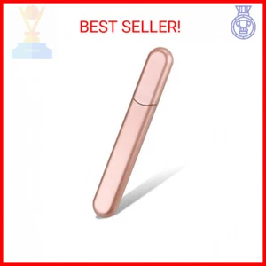Premium Glass Nail File with Case, Crystal Diamond Salon Best Beauty Nail Buffer - Picture 1 of 2