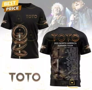 Camiseta 3D ToTo 2025 North America Summer Tour - Imagen 1 de 3