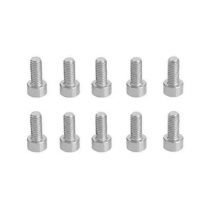HobbyStar Vite a testa cilindrica in alluminio, M3X10, argento, 10 pezzi 3 mm 10 mm - Foto 1 di 1