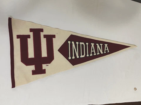 40" Indiana Hoosiers IU Wool Pennant Cover