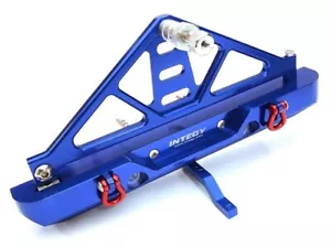 Integy C26843BLUE Billet Machined Realistic Rear Bumper for Axial SCX10 Crawler - Picture 1 of 4