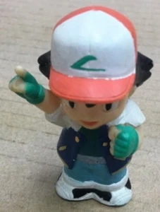 1998 Finger Puppet Pokemon Original Ash Ketchum Trainer Nintendo Bandai - Picture 1 of 4
