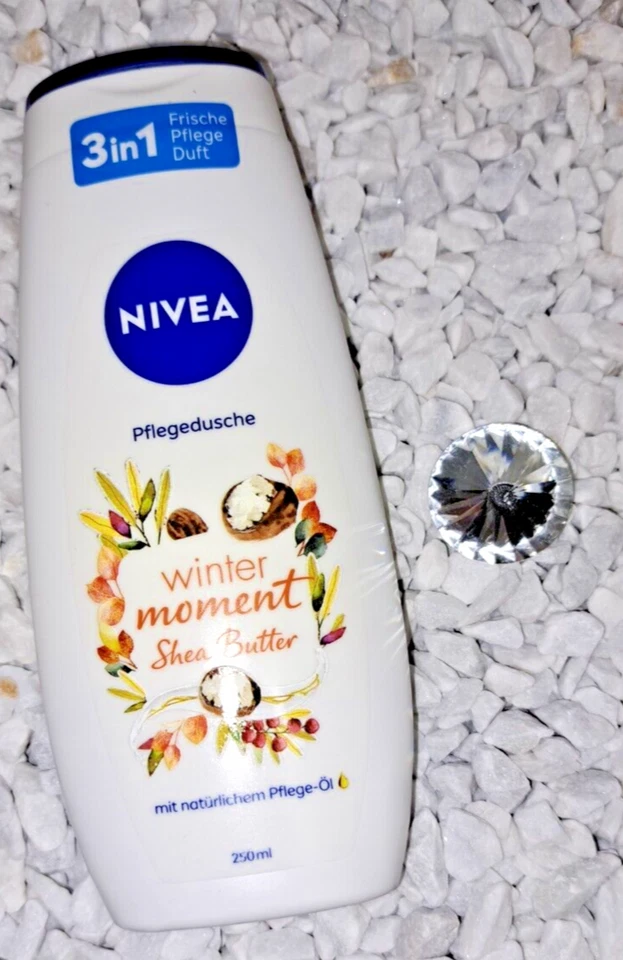 NIVEA Pflegedusche Wintermoment Shea Butter Pflegeöl 2 x250ml Creme Seife Neu - Bild 1 von 1