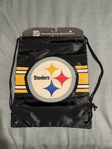 Pittsburgh Steelers Drawstring Bag NFL Football Backpack Forever Collectibles Cover