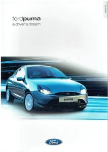 FORD PUMA 1.6i 16v & 1.7i 16v VCT COUPE ORIGINAL 2000 FACTORY UK SALES BROCHURE - Picture 1 of 1