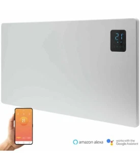 SolAire Caldo Wifi Electric Panel Heater + Timer, Wall Mounted, Voice Control - Picture 1 of 6