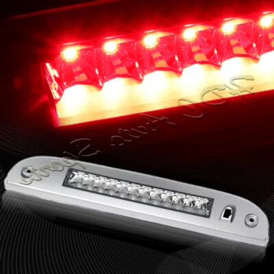 For 2008-2012 Ford Escape Chrome Housing LED 3RD Third Rear Brake Stop Light - Image 1 of 4