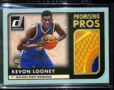 2015-16 Donruss Promising Pros Rookie Patch Relic #3 Kevon Looney No 7 of 25