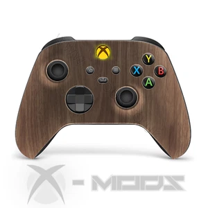 XBOX ONE SERIES CUSTOM CONTROLLER - WOOD EFFECT - SOFT TOUCH - Picture 1 of 7