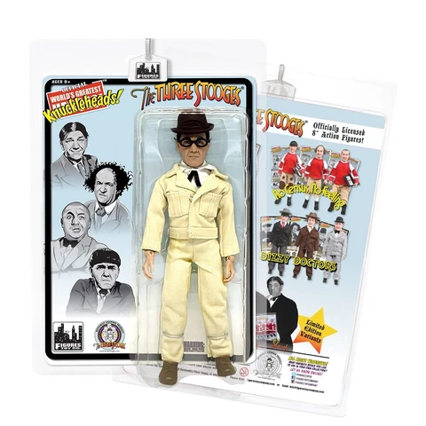 The Three Stooges 8 Inch Action Figures Series: Tan Suit Shemp Cover