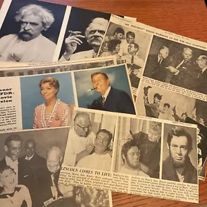 1960er Jahre PRESIDENT BROADWAY Clipping Lot SONNENAUFGANG bei CAMPOBELLO und MARK TWAIN - Bild 1 von 3