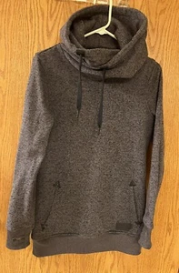 VOLCOM Snowboarding True To This Pullover Hoodie MED Fleece PocketsThumbholes - Picture 1 of 9