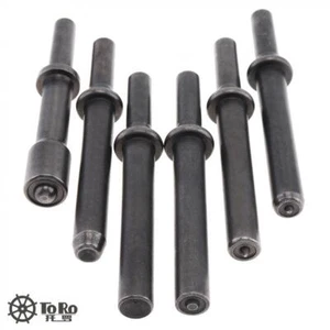 6pcs M3-M8 Steel Solid Rivet Impact Head Bits for Air Chisel Punch Bolt Remover - Picture 1 of 9