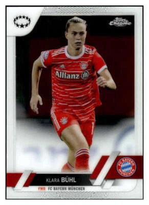 Klara Buhl 2022-23 Topps Chrome UEFA Women's Champions #27 Soccer Leagu ID:77730 - Image 1 of 2