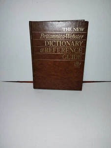 Vtg The New Britannica - Webster Dictionary & Reference Guide 1981 Gilded Pages - Picture 1 of 16