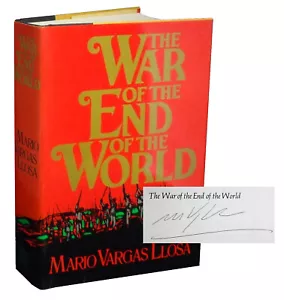 Mario Vargas Llosa / The War of the End of the World Signed 1st Edition 1984 - Imagen 1 de 1