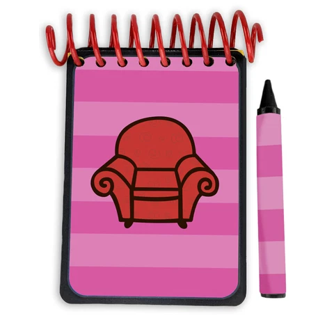 Magenta Pink Handcrafted Handy Dandy Notebook Cover