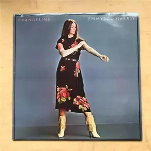 EMMYLOU HARRIS EVANGELINE LP 1981 WITH INNER SLEEVE - LIGHT SIGNS OF USE UK - Picture 1 of 1