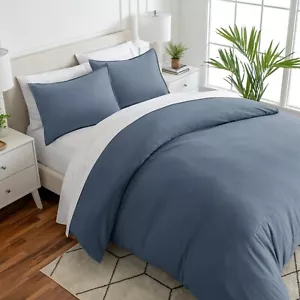 Washed Duvet Cover and Sham Set - Ultra-Soft Microfiber by Bare Home - Picture 1 of 78