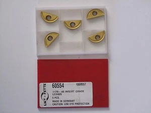 LMT FETTE Lot of 5  Carbide Inserts 1179-40 LC240S 1069557 Qty 5 Made in Germany - Picture 1 of 1