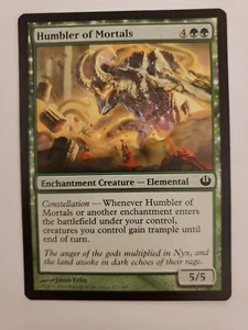 MTG Magic The Gathering Card Humbler of Mortals Enchantment Creature Elemental - Picture 1 of 2
