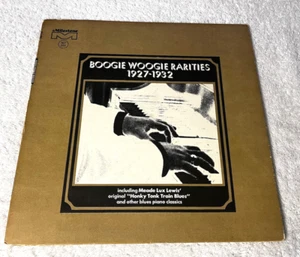 PIANO BLUES VARIOUS: "Boogie Woogie Rarities 1927-1932": MILESTONE 1969 LP: VG+ - Picture 1 of 8