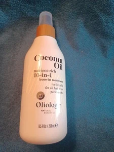 Oliology Coconut Oil Nutrient-Rich 10-in-1 Leave-In Treatment 8.5 oz 250ml New - Picture 1 of 4