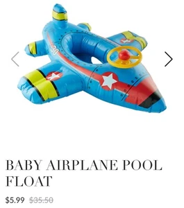 New Mud Pie Baby Airplane Float - Picture 1 of 3