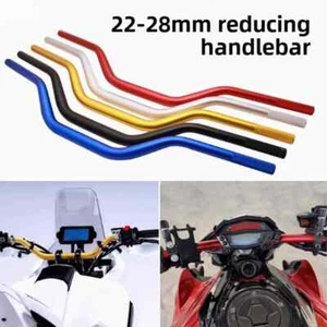 Motorcycle7/8" 22mm Handlebar Handle Bar Aluminum Alloy Handlebars ForMotocross - Picture 1 of 26