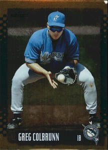 1995 Score Gold Rush Florida Marlins Baseball Card #97 Greg Colbrunn
