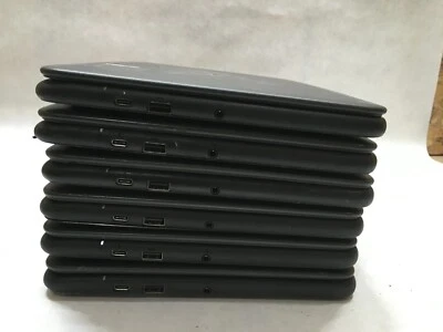 Dell Chromebook 11 3100 Lot of 6 Celeron All Screens Broken Power Issues- FT - Image 1 of 4