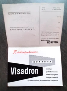 Ganzsache Drucksache von 1951 Ingelheim (Rhein) Visadron Augentropfen - Bild 1 von 2