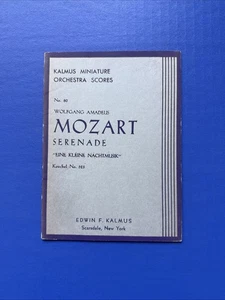 Mozart - Eine Kleine Nachtmusik - Kalmus Miniatur Studienpartitur PB (K Nr. 80) - Bild 1 von 5