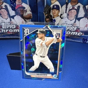 2024 Bowman Chrome Sapphire Edition - #98 Parker Meadows (RC) - Picture 1 of 2