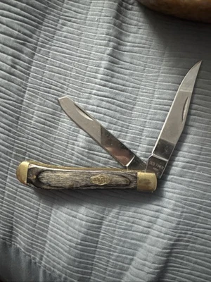 Navaja de bolsillo Schrade Old Timer 940TH Heritage D2 acero laminado mango madera Foto 1 de 4