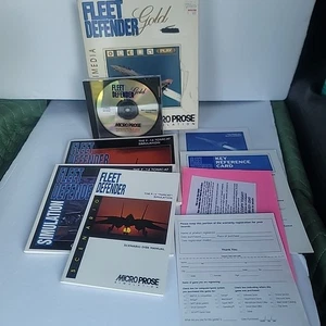 Fleet Defender Gold Multimedia PC DOS Big Box CD Rom CIB Completo con Manuales - Imagen 1 de 6